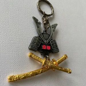 Japanese Samurai Keychain New
